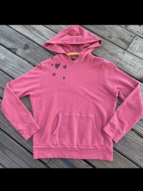 MONROW Heart Cluster Hoodie Sweatshirt
